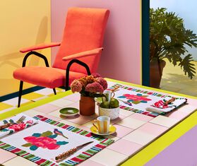 Lisa Corti 'Royal Palace' placemat, set of four MULTICOLOUR LICO23AME301MUL