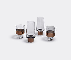 Tom Dixon &#39;Tank&#39; low ball glasses, set of two MULTICOLOUR TODI15TAN961TRA