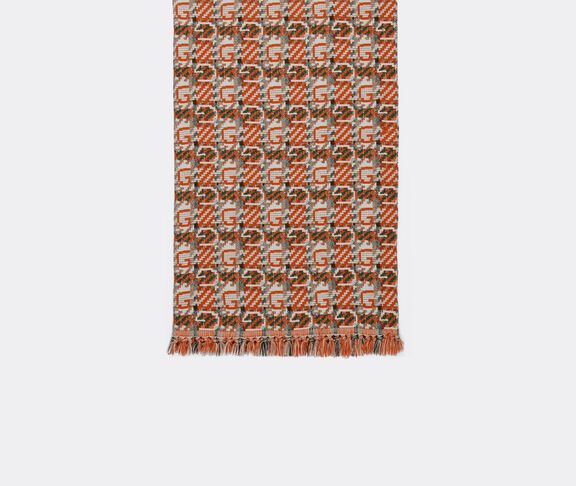 Gucci 'Tartan Plaid' throw, orange ORANGE GUCC20TAR001ORA