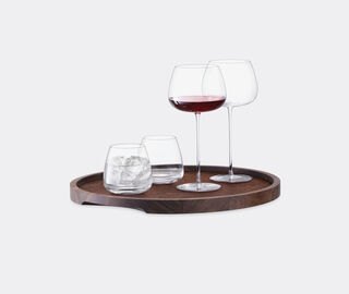 LSA International 'City' serving tray, medium WALNUT LSAI20CIT131BRW