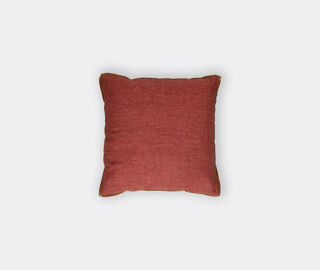 Pomax 'Alpha Opposites' cushion, raspberry and brown MULTICOLOUR POMA26ALP171MUL