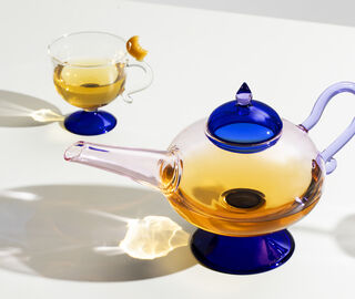 Ichendorf Milano 'Sogni D&rsquo;Oriente' teapot, pink and blue MULTICOLOUR ICMI25SOG259MUL