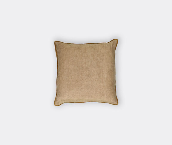 Pomax Alpha Opposites - Cushion - Linen Sand / Velvet Ocher undefined ${masterID} 2