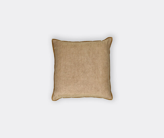 Pomax 'Alpha Opposites' cushion, sand and ocher MULTICOLOUR POMA26ALP548MUL