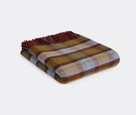Gucci Blanket, brown plaid GREEN GUCC20PLA758MUL
