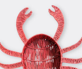 Les-Ottomans 'Lobster' basket, red RED OTTO26RAF822RED