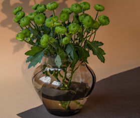 KLIMCHI 'Marika' vase, underlay black smoke BLACK KLIM24MAR032BLK