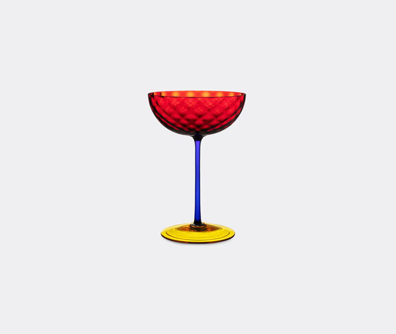 Dolce&Gabbana Casa 'Carretto Siciliano' champagne glass, red and yellow undefined ${masterID}