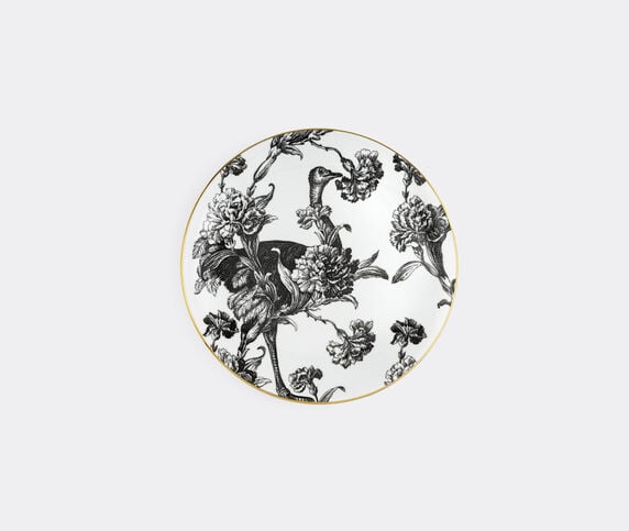 Simone Guidarelli Home 'Tangerine Garden' dinner plate, black and white MULTICOLOUR SIMO26SOU631MUL