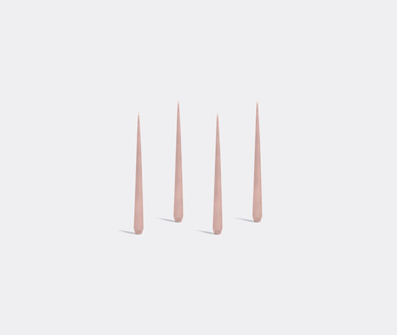 Zaha Hadid Design 'Tapered' candle, set of four, small, rose ROSE ZAHA23TAP502PIN