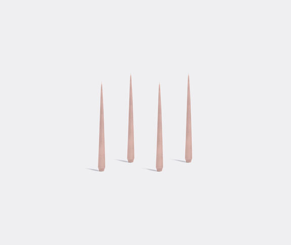 Zaha Hadid Design 'Tapered' candle, set of four, small, rose undefined ${masterID}