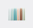 Hay 'Candle Conical' set of six, blue Ice blue, arctic blue, teal HAY121CAN474MUL