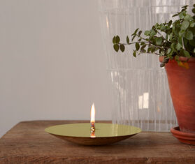 W&auml;stberg 'Holocene No.1' oil lamp BRASS WAST17HOL004BRA