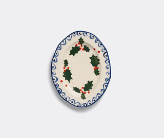 &amp;k Amsterdam 'Holly' oval platter, large, blue multicolor MULTICOLOUR AMST26PLA792MUL