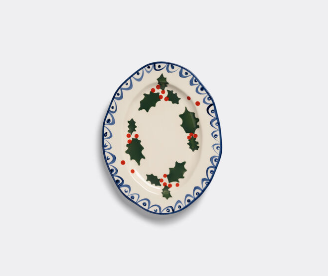 &k Amsterdam 'Holly' oval platter, large, blue multicolor MULTICOLOUR AMST26PLA792MUL