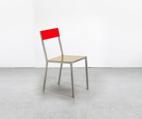 Valerie_objects 'Alu' chair, curry red RED VAOB19CHA424RED