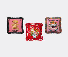 Gucci 'Flowers vase' cushion MULTICOLOUR GUCC18CUS120RED