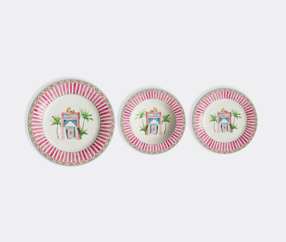 Lisa Corti Set Plate 3 Pcs. - Sariska Pink undefined ${masterID} 2