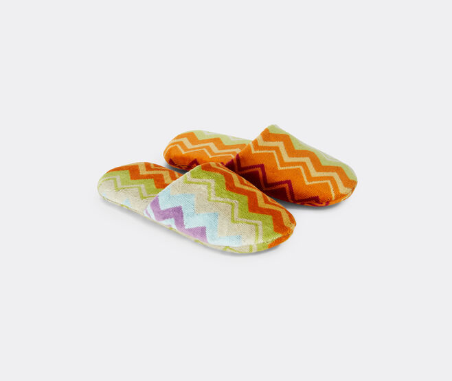 Missoni 'Giacomo' soft slippers, orange MULTICOLOUR MIHO24GIA970ORA