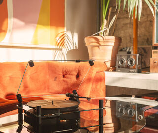 Transparent 'Transparent' turntable, black BLACK TRAN24TRA214BLK