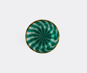 Lisa Corti 'Circus' vase, green, white and mustard GREEN LICO26CIR666GRN