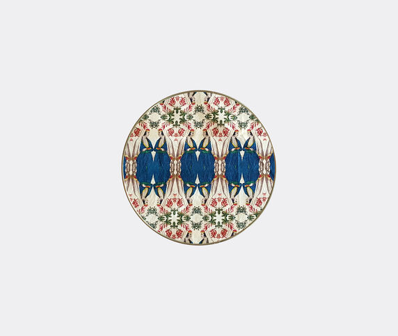 Les-Ottomans Patch NYC tray, blue and white Multicolor OTTO20PAT474MUL