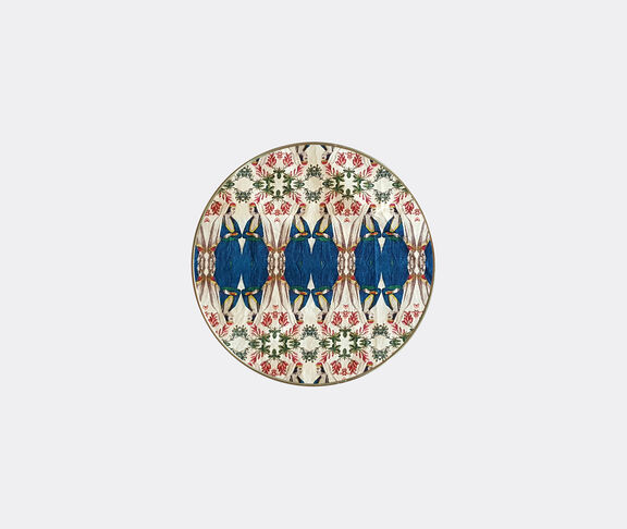 Les-Ottomans Patch NYC tray, blue and white Multicolor ${masterID}