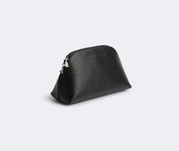Czech & Speake Soft Black Leather Wash Bag undefined ${masterID} 2
