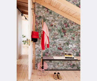 Wall&amp;dec&ograve; 'La Vie En Rose Ts' wallpaper PINK WADE20VIE037PIN