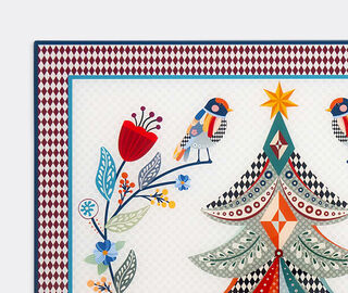 VESTA 'Christmas Tree' placemat, set of two, red RED VEST26SET807RED