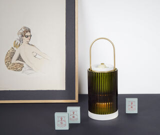 Trudon 'La Promeneuse' diffuser GREEN CITR20LAP074GRN