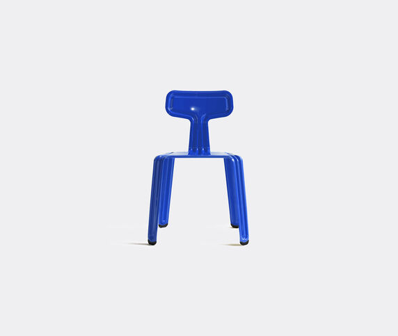Nils Holger Moormann 'Pressed Chair', glossy blue collar