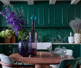 POLSPOTTEN &#39;Honeycomb&#39; vase, large, dark purple PURPLE POLS25VAS607PUR