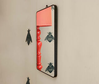 Sch&ouml;nbuch 'View' wall mirror, medium BLACK SCHO22VIE994BLK