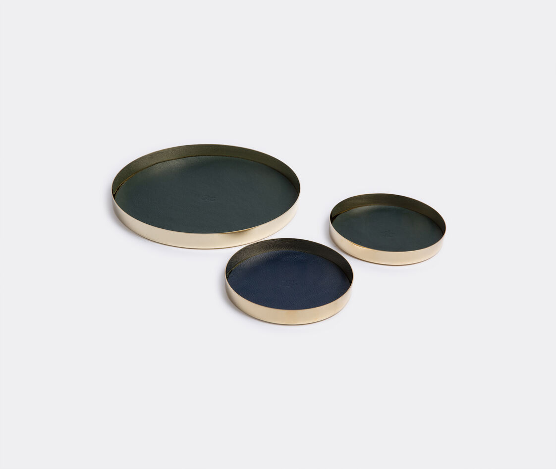 Shop Skultuna Serving And Trays Brass In Brass, Green