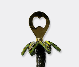 Les-Ottomans 'Palm' bottle opener, brown and green MULTICOLOUR OTTO26BOT645MUL
