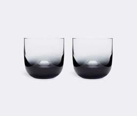 Tom Dixon &#39;Tank&#39; whiskey glasses, set of two BLACK TODI19TAN258BLK