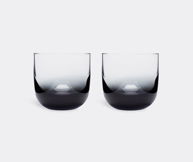 Tom Dixon 'Tank' whiskey glass, set of two BLACK TODI19TAN258BLK