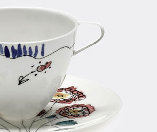 Serax 'Anemone Milk' coffee cup and saucer, set of two MULTICOLOUR SERA23COF600MUL