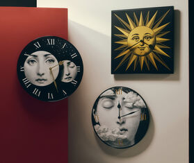 Fornasetti &#39;Tra Le Nuvole&#39; wall clock GOLD FORN25WAL580MUL