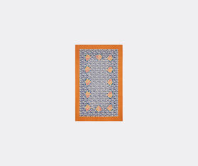Lisa Corti &#39;Arabesque Corolla&#39; tablecloth, blue and orange MULTICOLOUR LICO23TAB377MUL