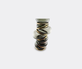 Vanessa Mitrani 'Chain Ring' vase, smoke GREY VAMI22CHA313GRY