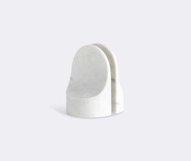 XLBoom 'Emoji' bookends, white marble WHITE XLBO19EMO315WHI