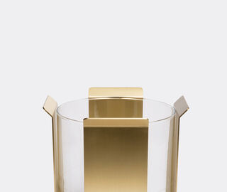 Marta Sala &Eacute;ditions 'OB2 Tizio' vase, polished brass tall BRASS MSED18TIZ787BRA