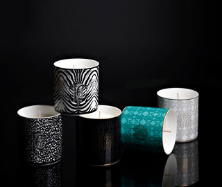 Roberto Cavalli Home 'Turquoise monogram' scented candle MULTICOLOUR RCHO23TUR502MUL