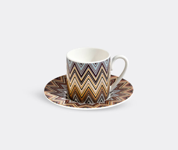 Missoni 'Zig Zag Jarris' coffee cup and saucer, set of two, beige undefined ${masterID} 2