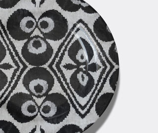Les-Ottomans 'Ikat' plate, small MULTICOLOUR OTTO18IKA956MUL