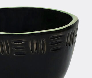 Pomax 'Meet the Kutis' mini bowl, set of two, black BLACK POMA26MEE162BLK