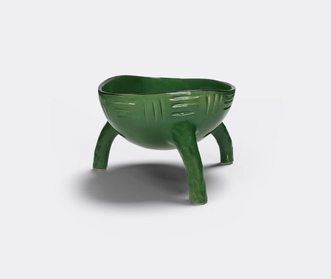 Pomax 'Meet the Kutis' decorative platter, dark green GREEN POMA26MEE616GRN