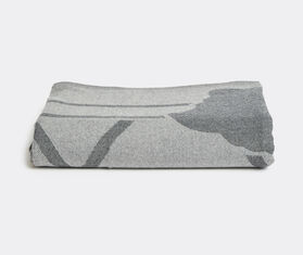 Versace 'Shadov' reversible blanket GREY VERS22BLA586GRY